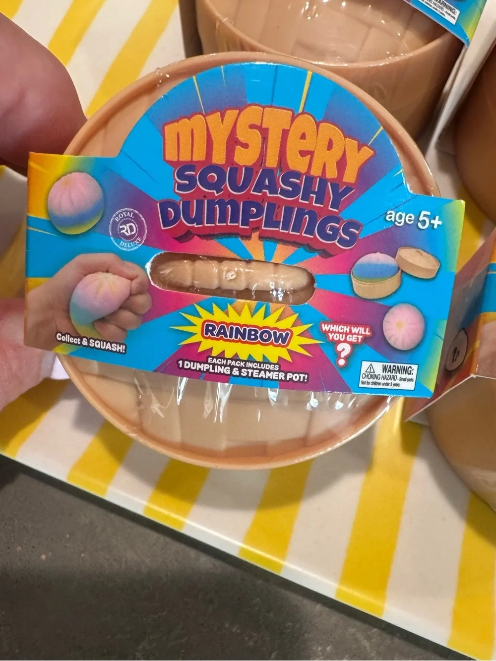 MYSTERY SQUASHY DUMPLINGS Soft Squishy Toy-set of 4-hard to find, get them  here